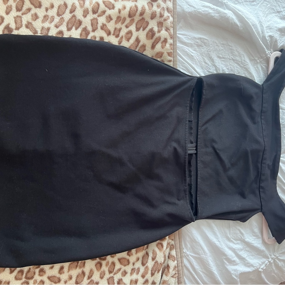 Elegant Black Mini Women's Dress